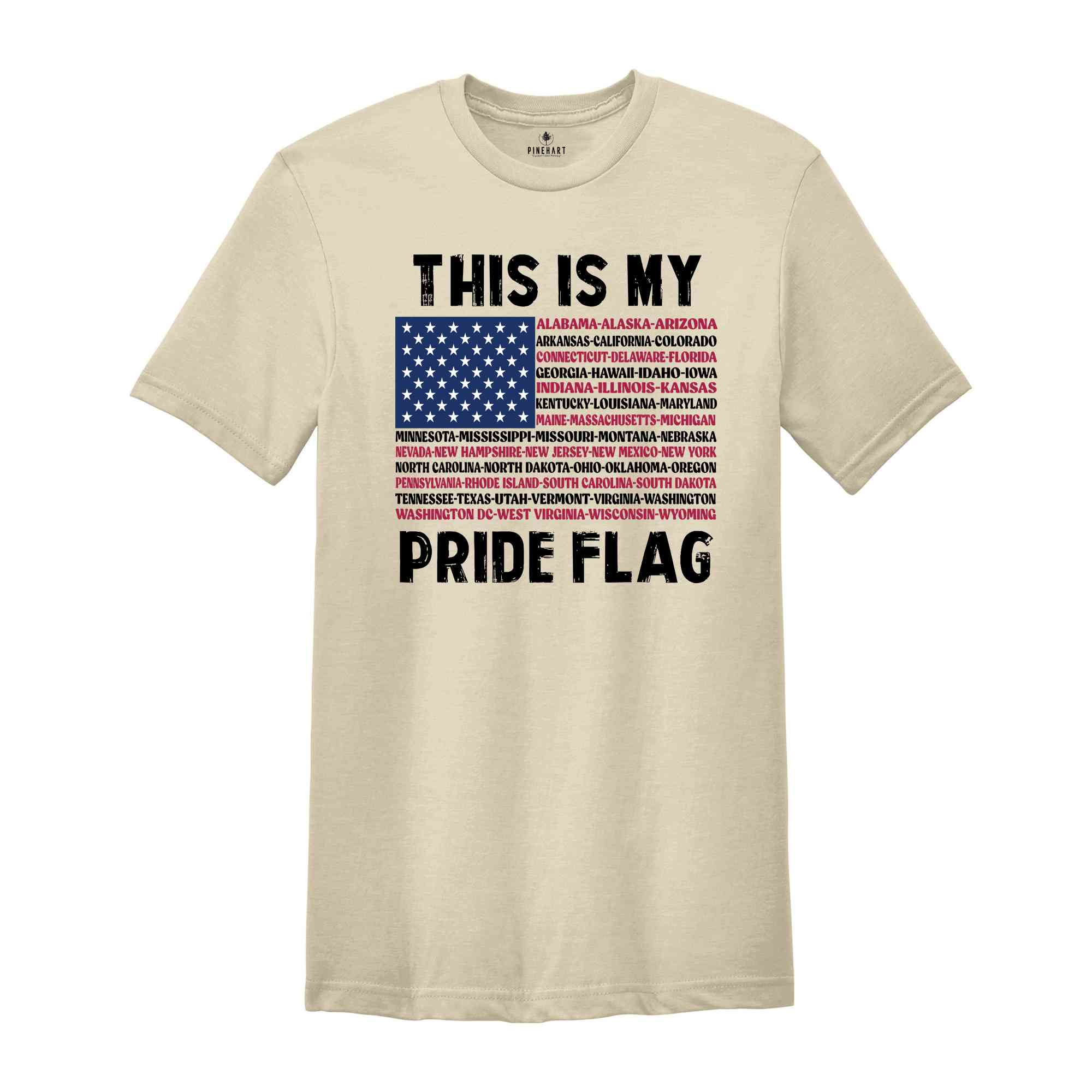 American Flag Shirt, This Is My Pride Flag, USA American 4th Of July Patriotic Shirt, Patriotic Shirt, America Flag Shirt, 4th Of July Shirt