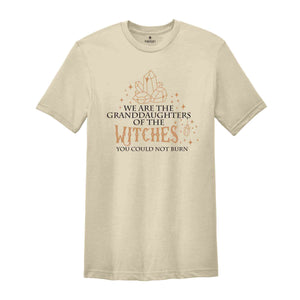 We Are the Granddaughters of the Witches You Could Not Burn Salem Witch Shirt, Moon Phases Shirt, Witchy T-Shirt, Salem Tee