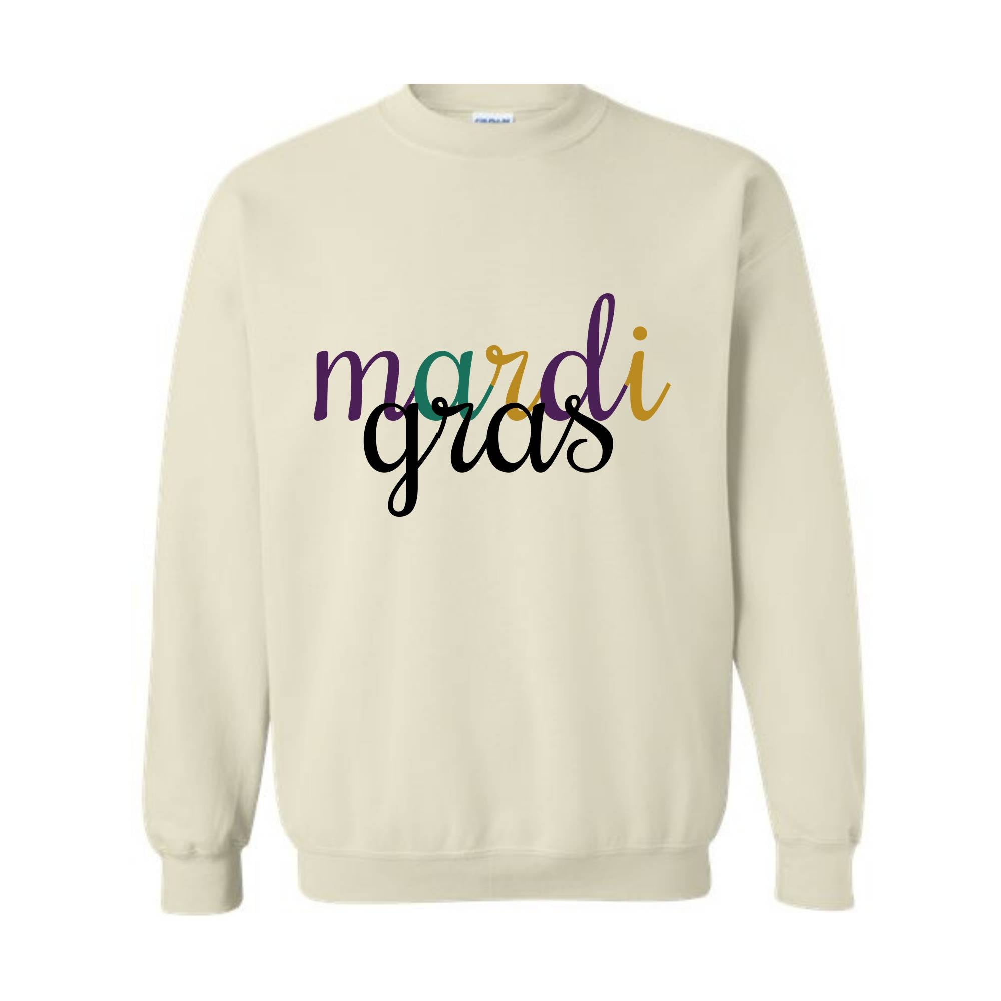 Retro Mardi Gras Hoodie, Mardi Gras Sweatshirt, New Orleans Sweatshirt, Fat Tuesday Outfit, Women Mardi Gras Sweatshirt, Mardi Gras Sweater