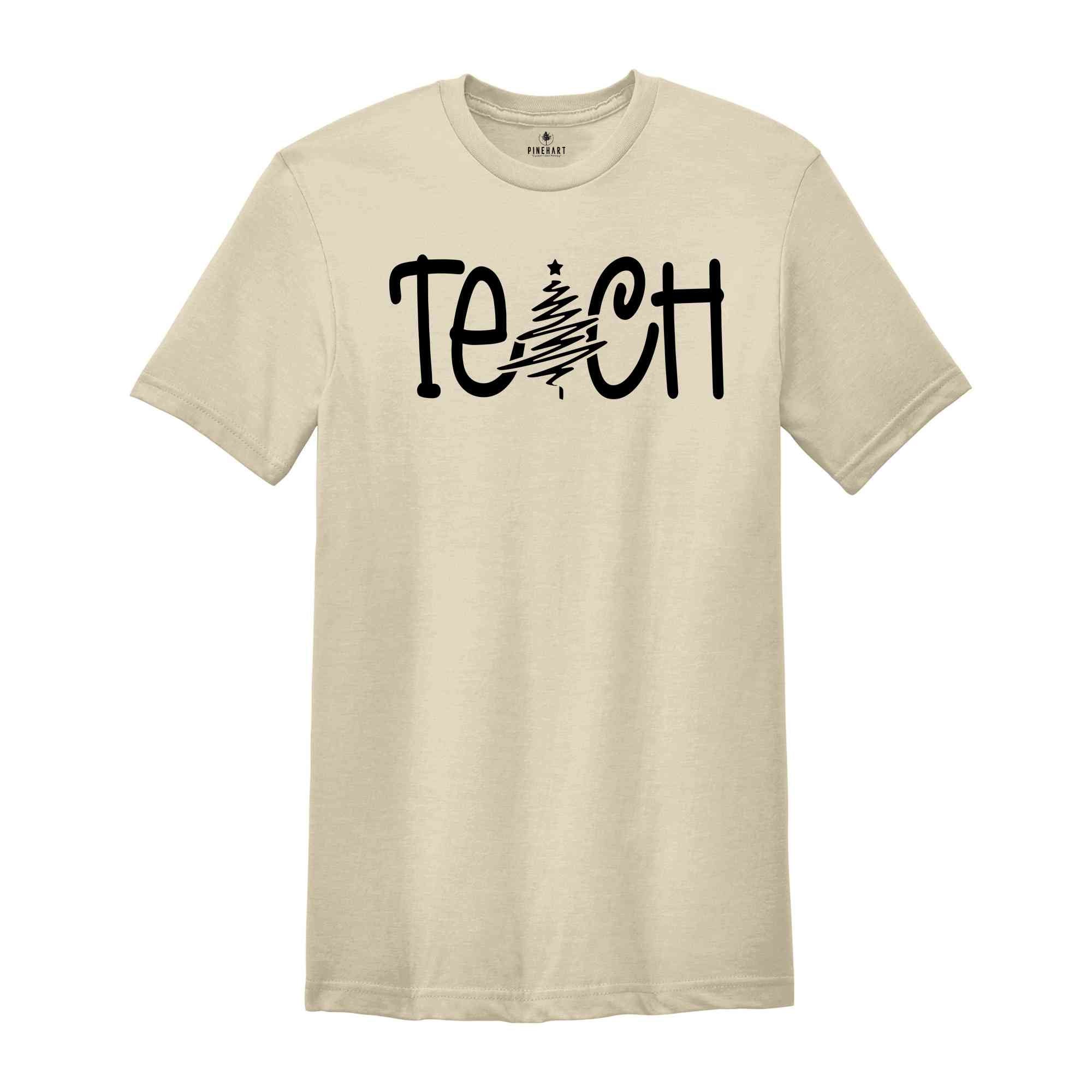 Christmas Teach T-Shirt, Teacher Shirt, Teacher Christmas Shirt, Christmas Gift For Teacher, Best Teacher Gift, Christmas Reunion