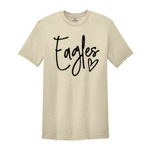 Team Mascot Eagles, Eagles team T-Shirt, Favorite Team Shirt, Team Mascot T-Shirt, School Logo Shirt, Eagles Team Spirit, Panther Pride Tee