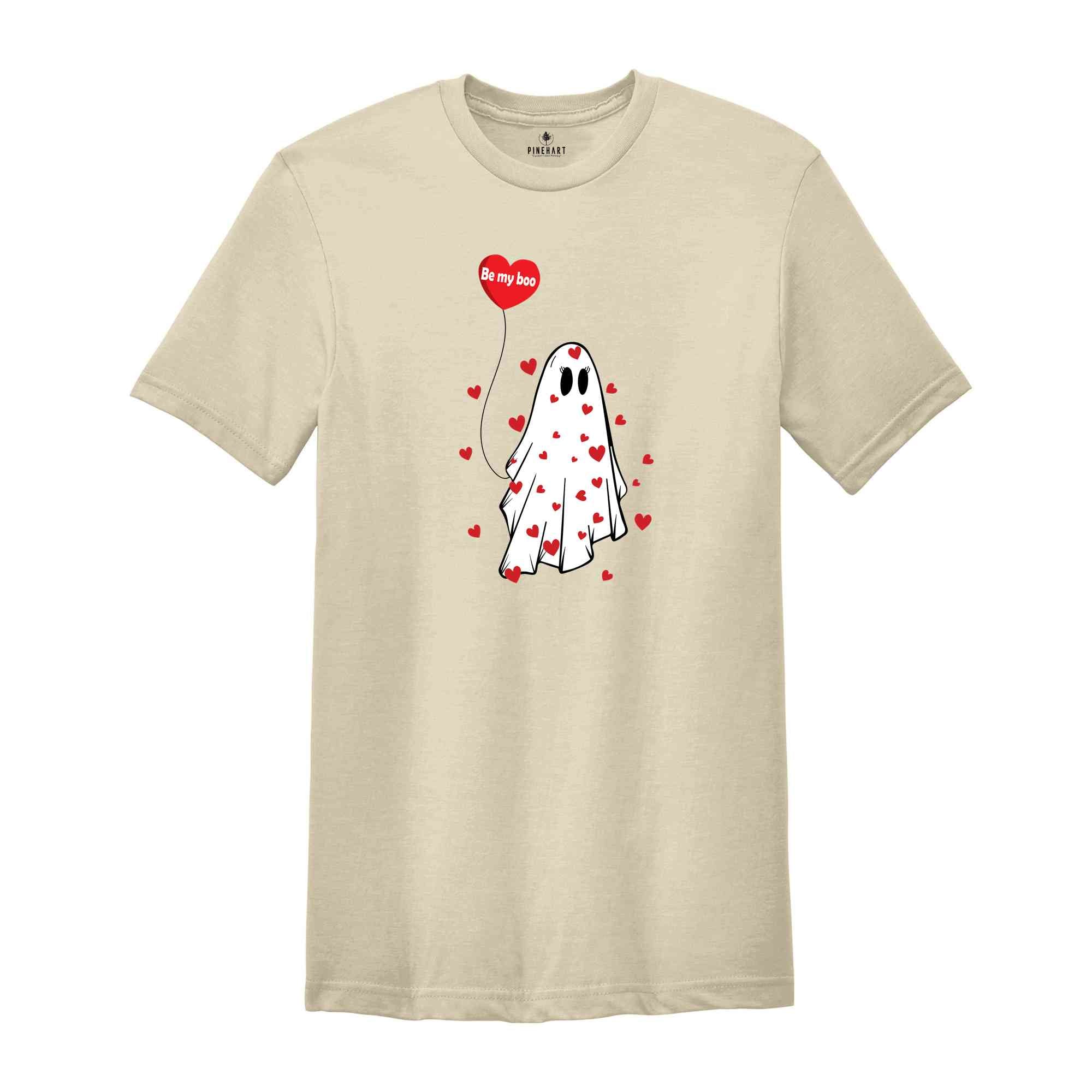 Valentine's Day Ghost Shirt, Valentine Day Shirt, Be My Boo T-shirt, Ghost Shirt, Valentine Day Gift