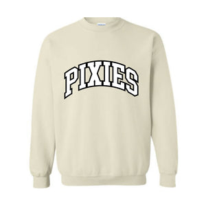 Team Mascot Sweatshirt, Pixies Mascot Sweatshirt, Pixies Team Spirit Sweatshirt, Pixies Fan Sweatshirt, Pixies School Sweatshirt