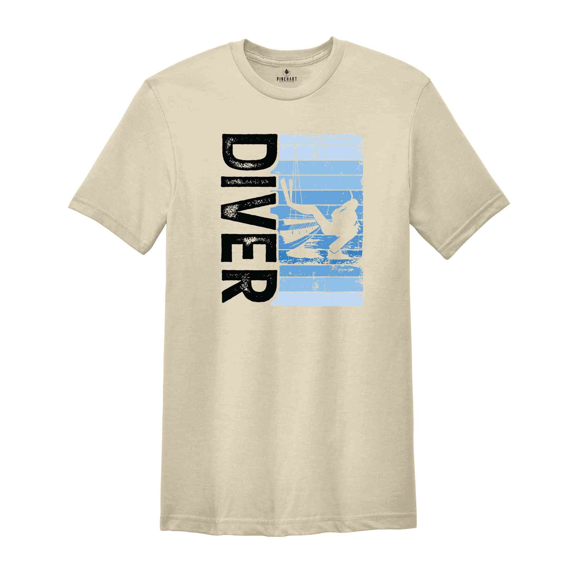 Diver T-Shirt, Scuba Diving Shirt, Ocean Lovers Gifts, Scuba Lover Shirt, Underwater Sports Shirt