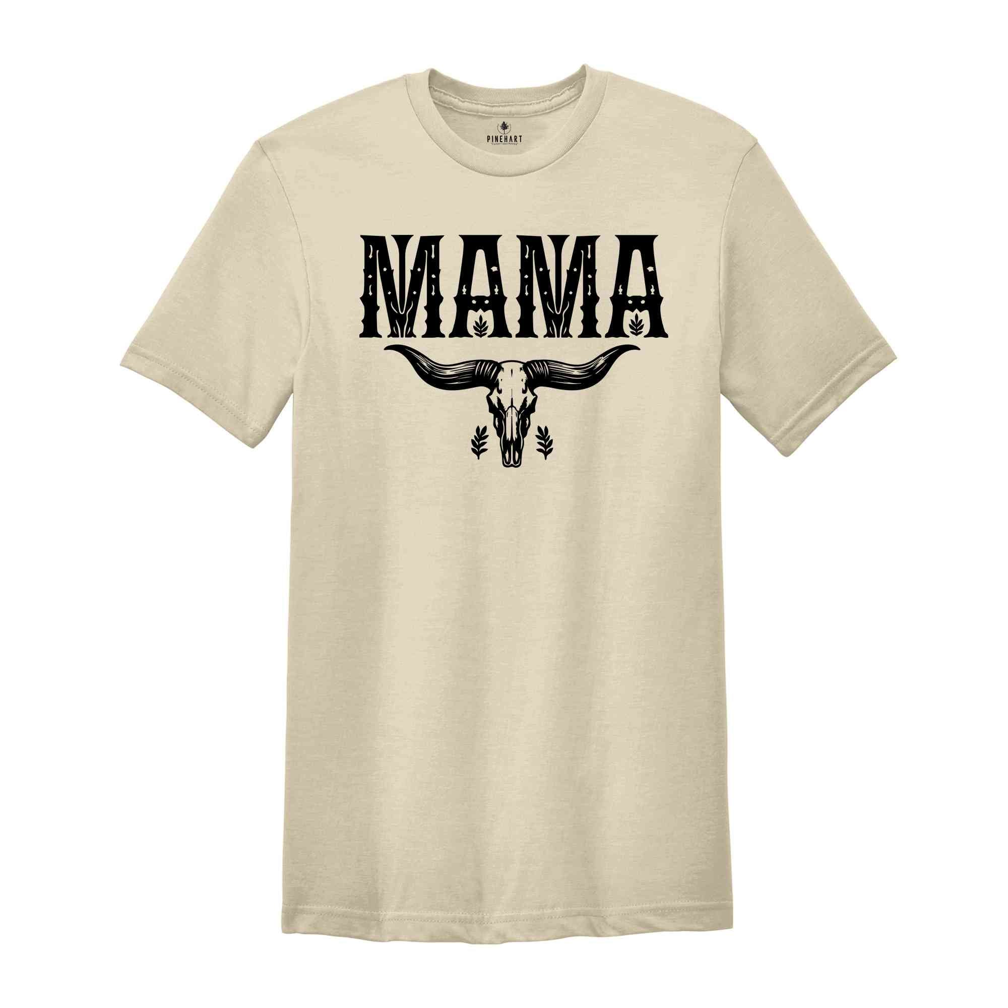 Western Mama Shirt, Mom's Country Shirt, Trendy Mother's Day Gifts, Mom's Birthday Gifts, Aesthetic Mama Tee