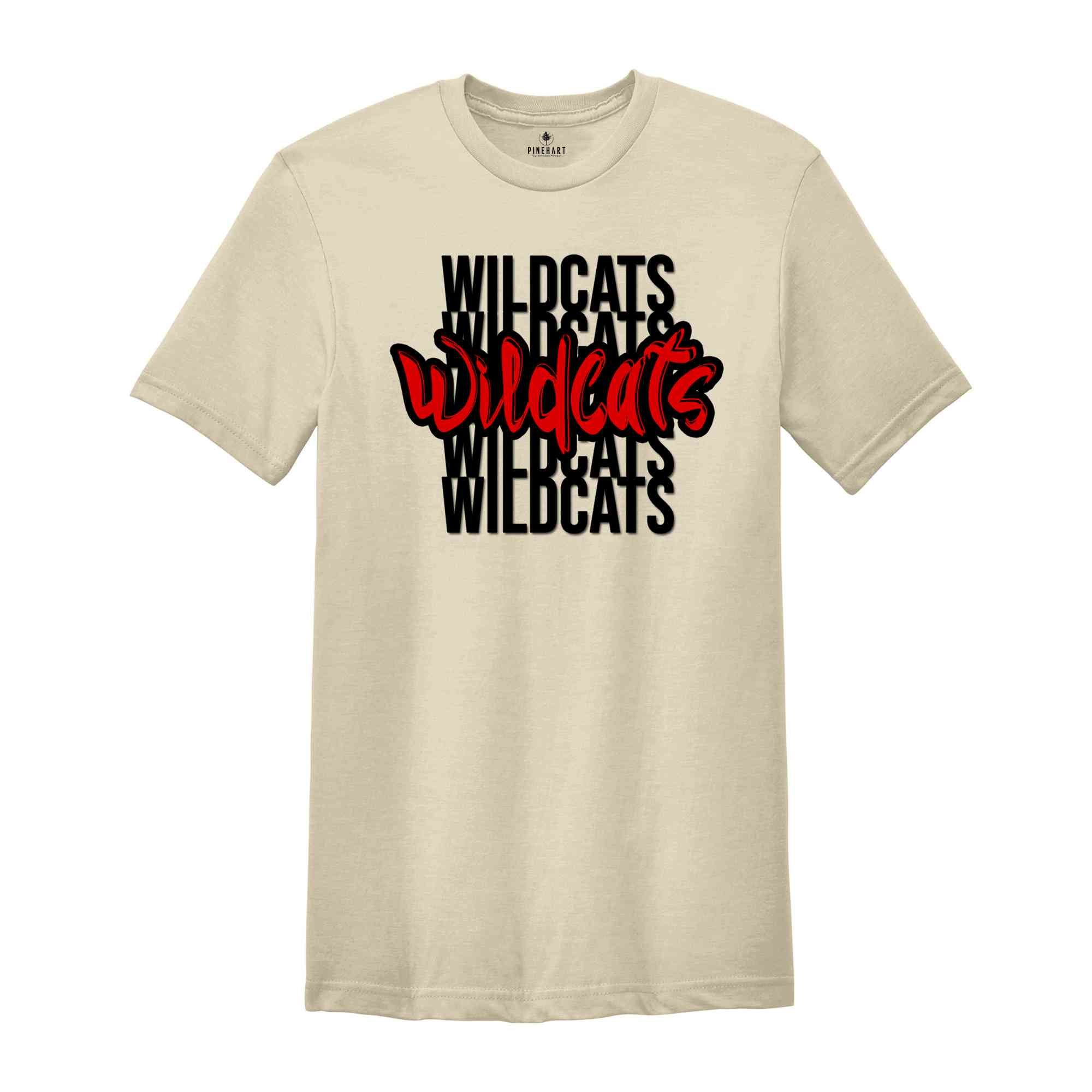 Team Mascot Shirt, Wildcats Team Shirt, Wildcats Football Shirt, Wildcats Fan Shirt, Wildcats School Shirt, Wildcats School Spirit