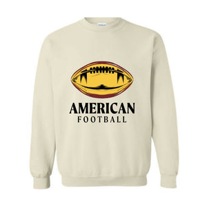 American Ball Sweater, Football Sweater, American Football Sweater, Football Gift Sweatshirt, Trendy Day, Trendy Sweater