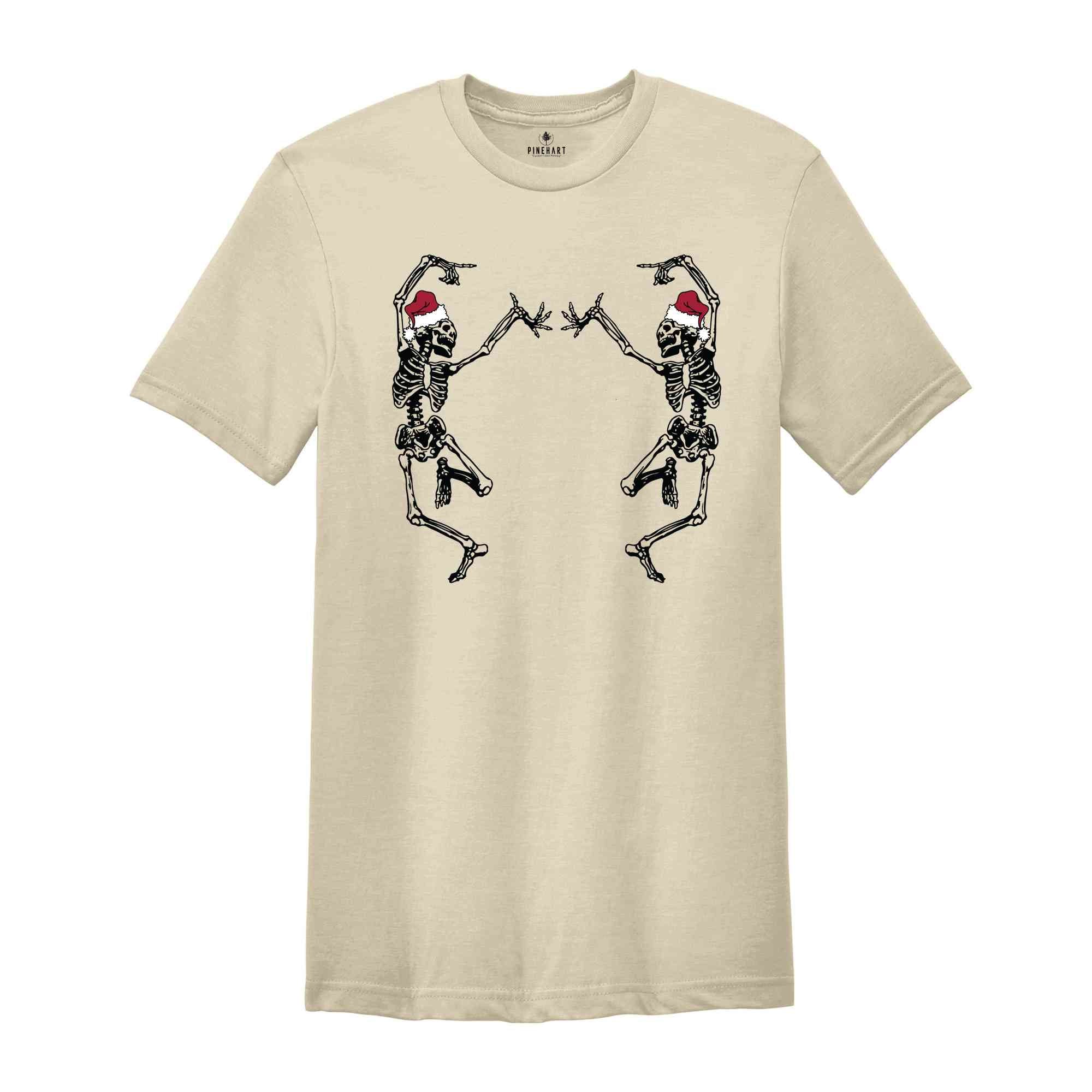 Dancing Skeleton Shirt, Christmas Skeleton Shirt, Christmas Shirt, Holiday Shirt, Dancing Skeleton, Christmas Gift