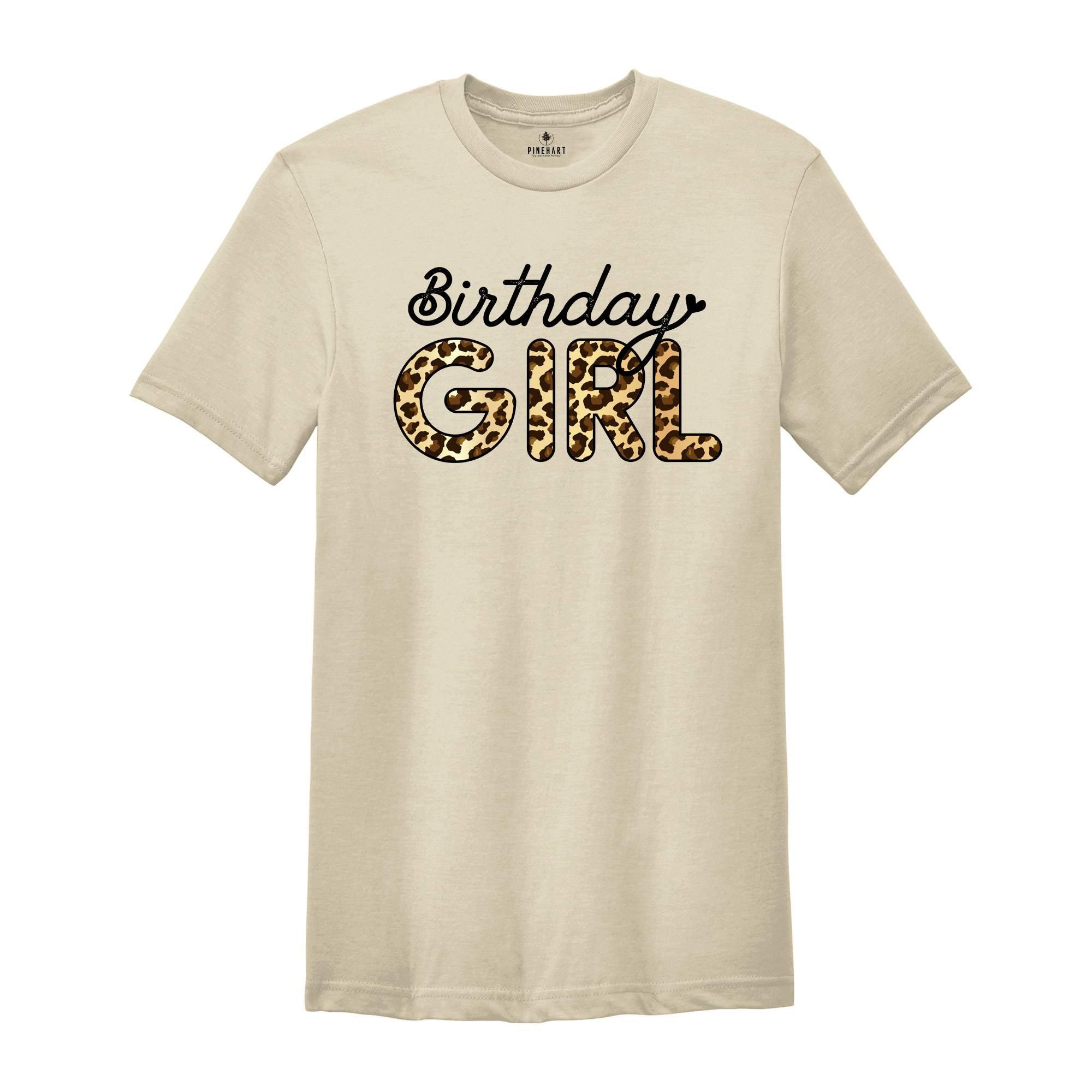 Birthday Girl Shirt, Leopard Birthday Shirt, Girls Birthday Party, Birthday Party, Girl Shirt, Birthday Shirt, Gift For Birthday,