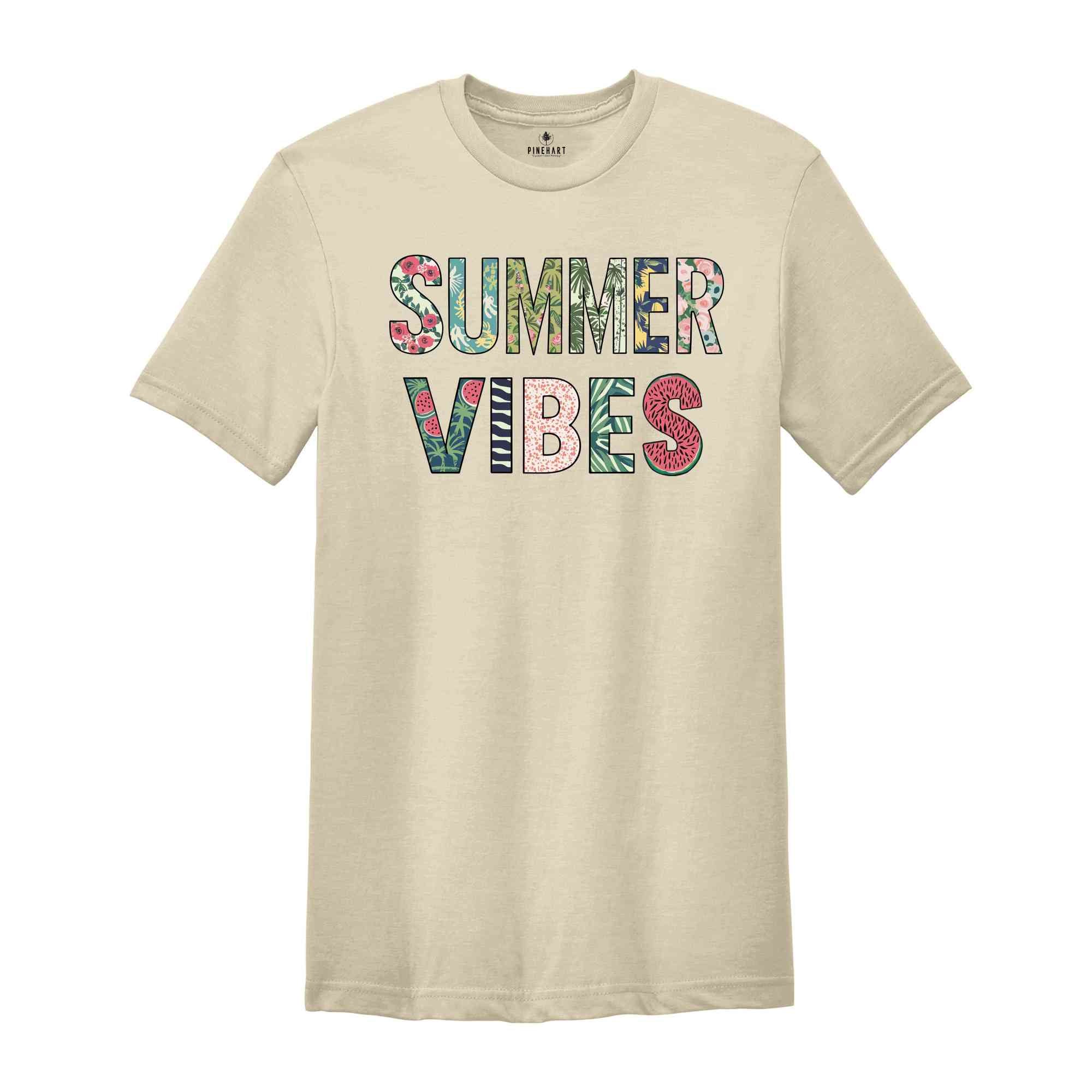 Summer Vibes Shirts, Beach Shirts, Beach shirts, Summer Shirt, Birthday Gift, Girls Trip Shirt, Shirt for Mom, Shirt for Mother