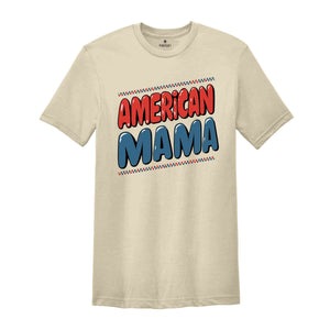 American Mama and Mini Matching Tees, Mommy and Me, Checkered 4th of july shirt, fourth of july tshirt, mommy and me 4th of july t-shirt