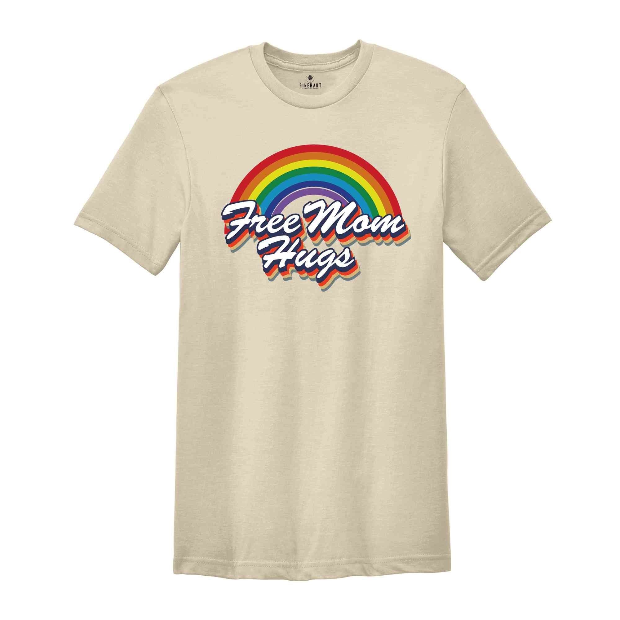 Free Mom Hugs Shirt, LGBT Shirt, LGBTQ Shirt, Rainbow Pride Shirt, Pride Month Shirt, Gay Pride Shirt, Lesbian Shirt