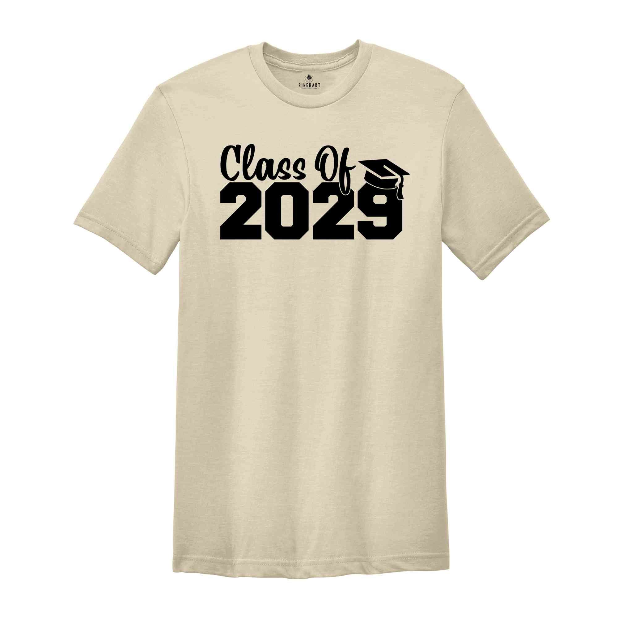 Class of 2029 Shirt, Growing Up Shirt, School Shirt, Graduation Gift, 2029 Shirt, Last Day Of School, Class of 2029, Class Of 2029 Tee