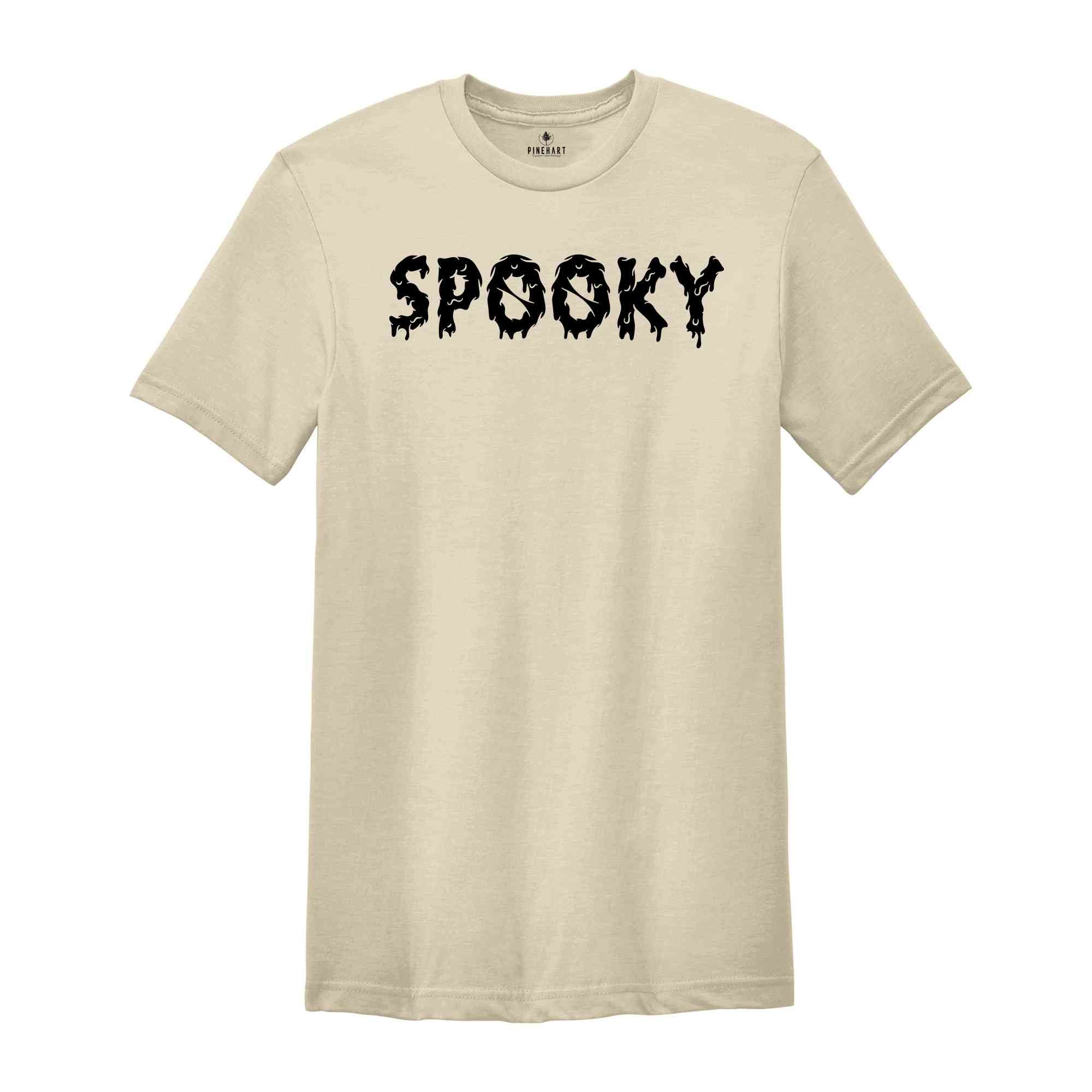 Spooky Shirt, Halloween Shirt, Fall Shirt, Ghost Shirt, Halloween Gift, Spooky Season Shirt, Retro Halloween Shirt, Trendy Halloween Shirt