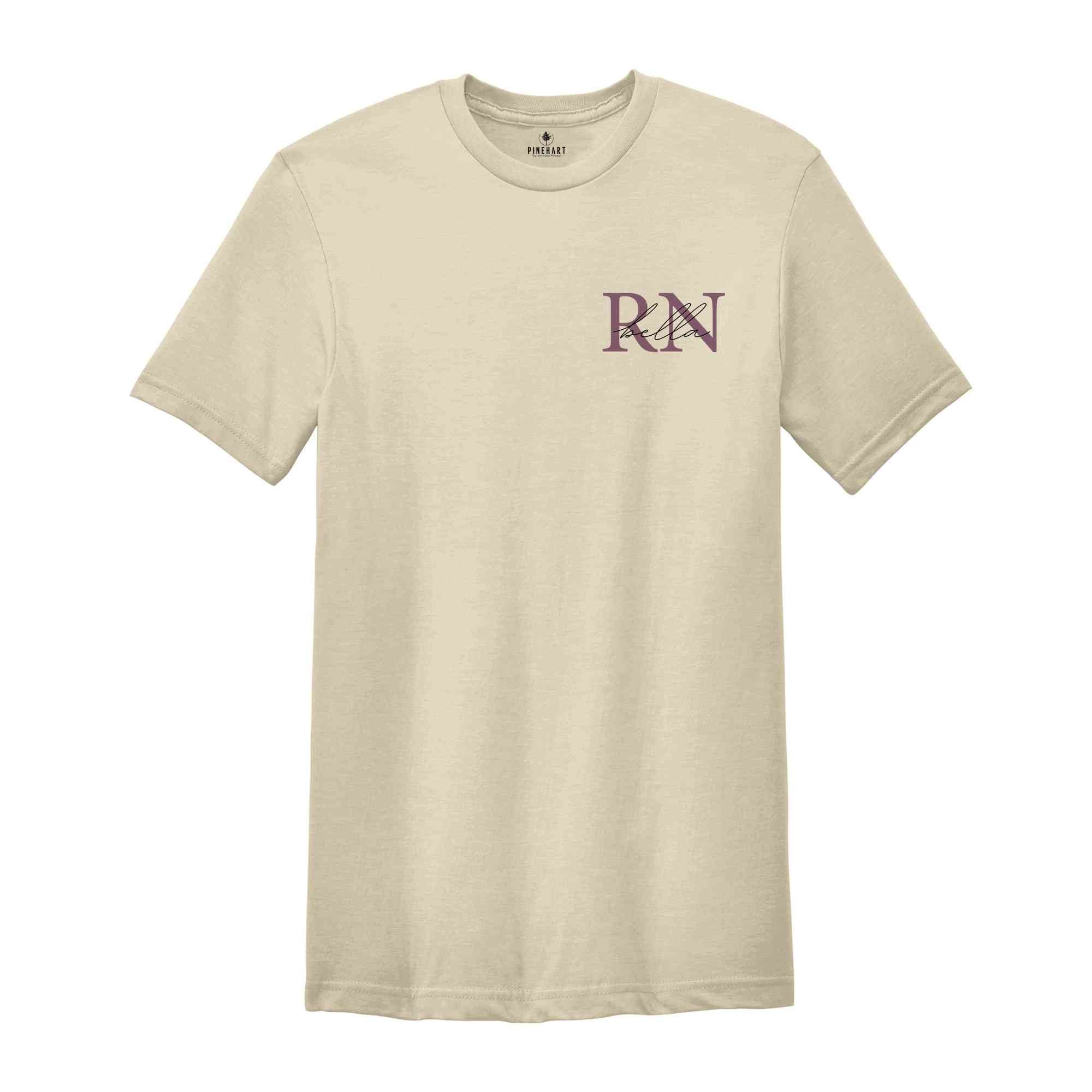 Custom Registered Nurse Shirt, Personalized RN Shirt, Nurse Shirt, Custom Nurse Shirt, Nurse Life Shirt