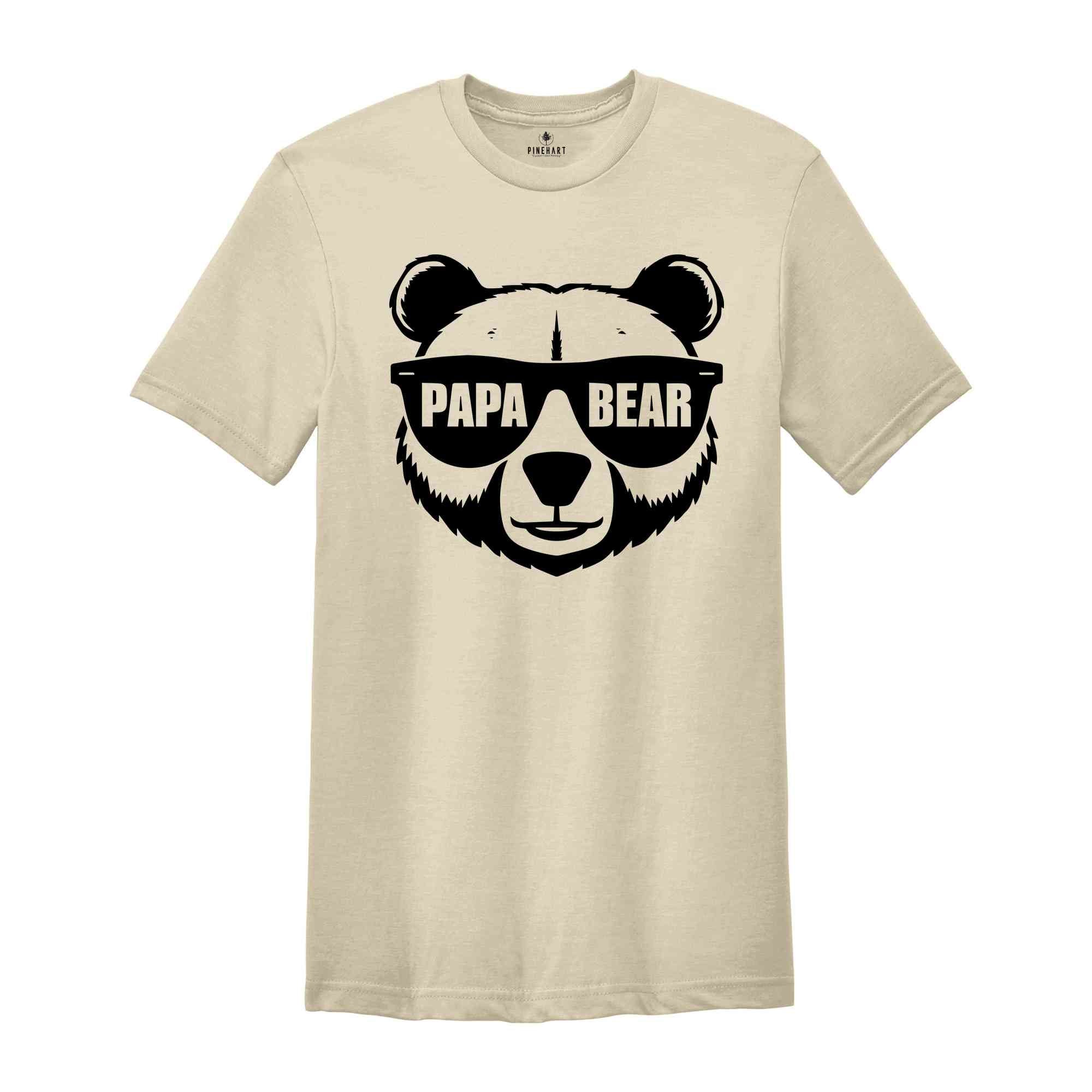 Papa Bear Sunglass Shirt, Papa Bear Shirt, Dad Shirt, Father's Day Shirt, Husband Gift, Dad's Matching Shirt, Father's Day Gift