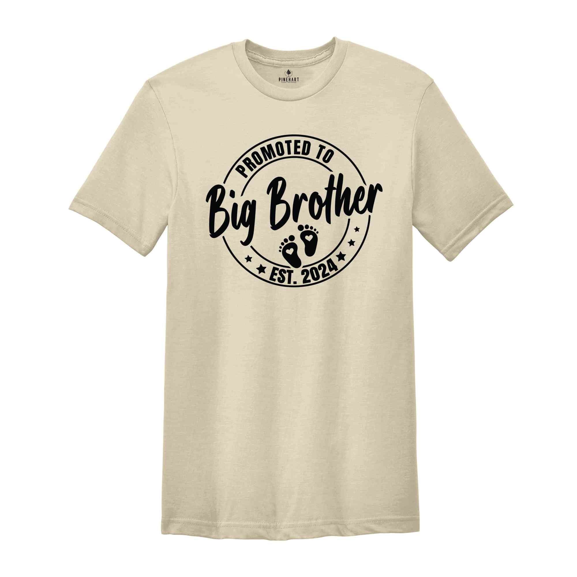 Baby Announcement Shirt, Big Brother Shirt, New Brother Gift, Gift For Brother, Pregnancy Reveal, New Baby T Shirts, Brother To Be