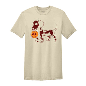 Skeleton Dog Shirt, Halloween Puppy Shirt, Ghost Halloween Shirt, Halloween Shirt, Dog Shirt, Ghost Shirt, Funny Halloween Tee, Fall Shirt