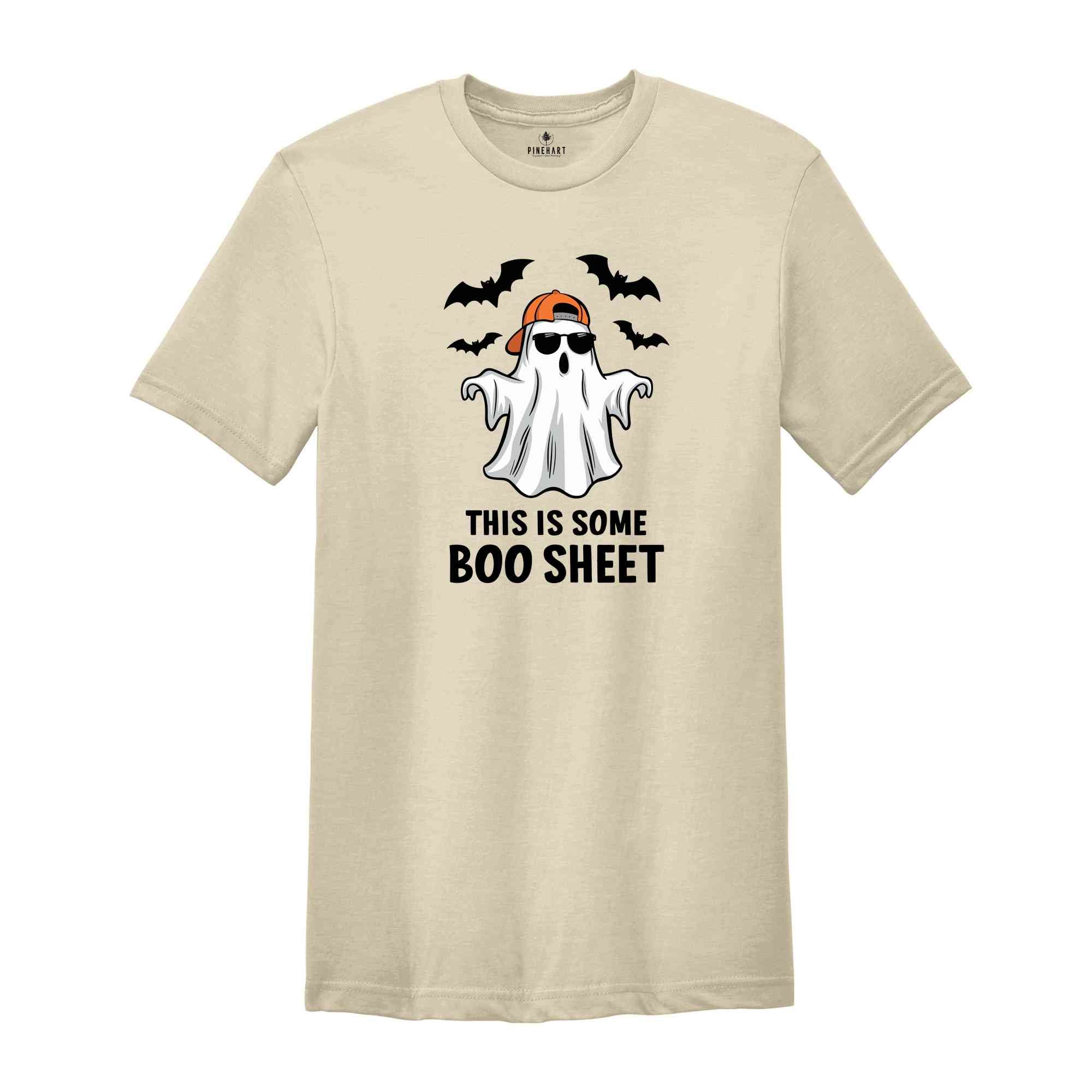 This Is Some Boo Sheet Shirt, Boo Sheet Shirt, Funny Halloween Shirt, Halloween Ghost Tee, Spooky Season Tee, Cute Spooky Ghost Shirt