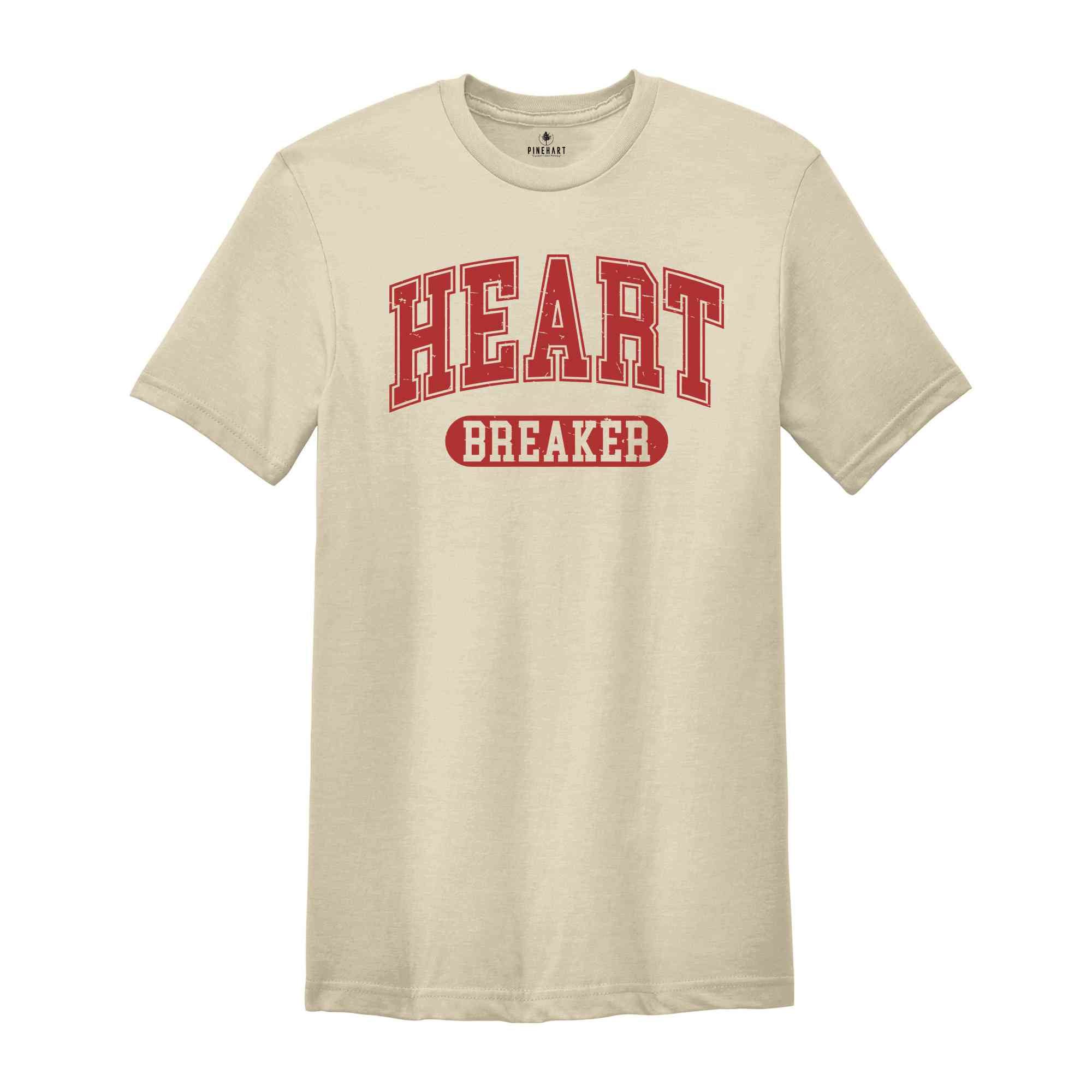 Heart Breaker Shirt, Valentine’s Day Shirt, Valentine’s Day Couple Shirt, Funny Valentine’s Day Tee, Valentines Day Gift