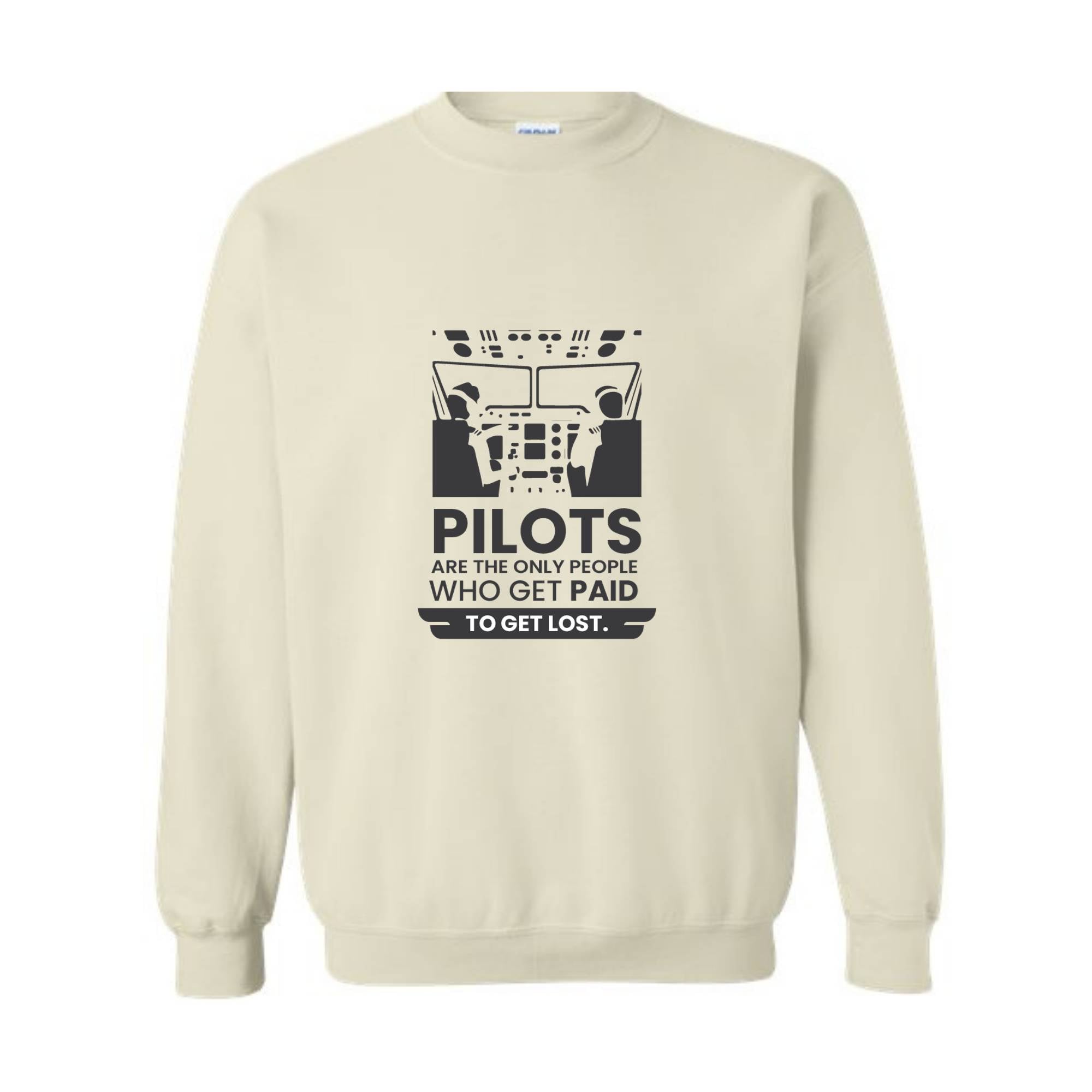 Funny Pilot Design For Men Women Airplane Airline Pilot Sweatshirt, Gift for Airplane Lover, Aviation , Funny Pilot Shirt