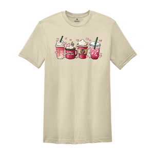 Valentine Coffee Shirt, Womens Valentines Day Tee, Valentines Day Shirt, Valentines Day Gift For, Coffee Lover Tee