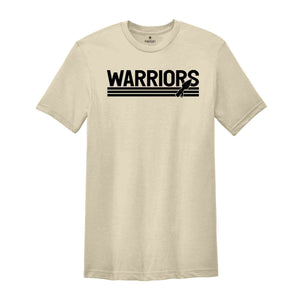 Team Mascot Warriors Shirt, Warriors Team Shirt, Warriors Team Spirit Shirt, Warriors Fan Shirt, School Spirit Shirt, Warriors Mascot Shirt