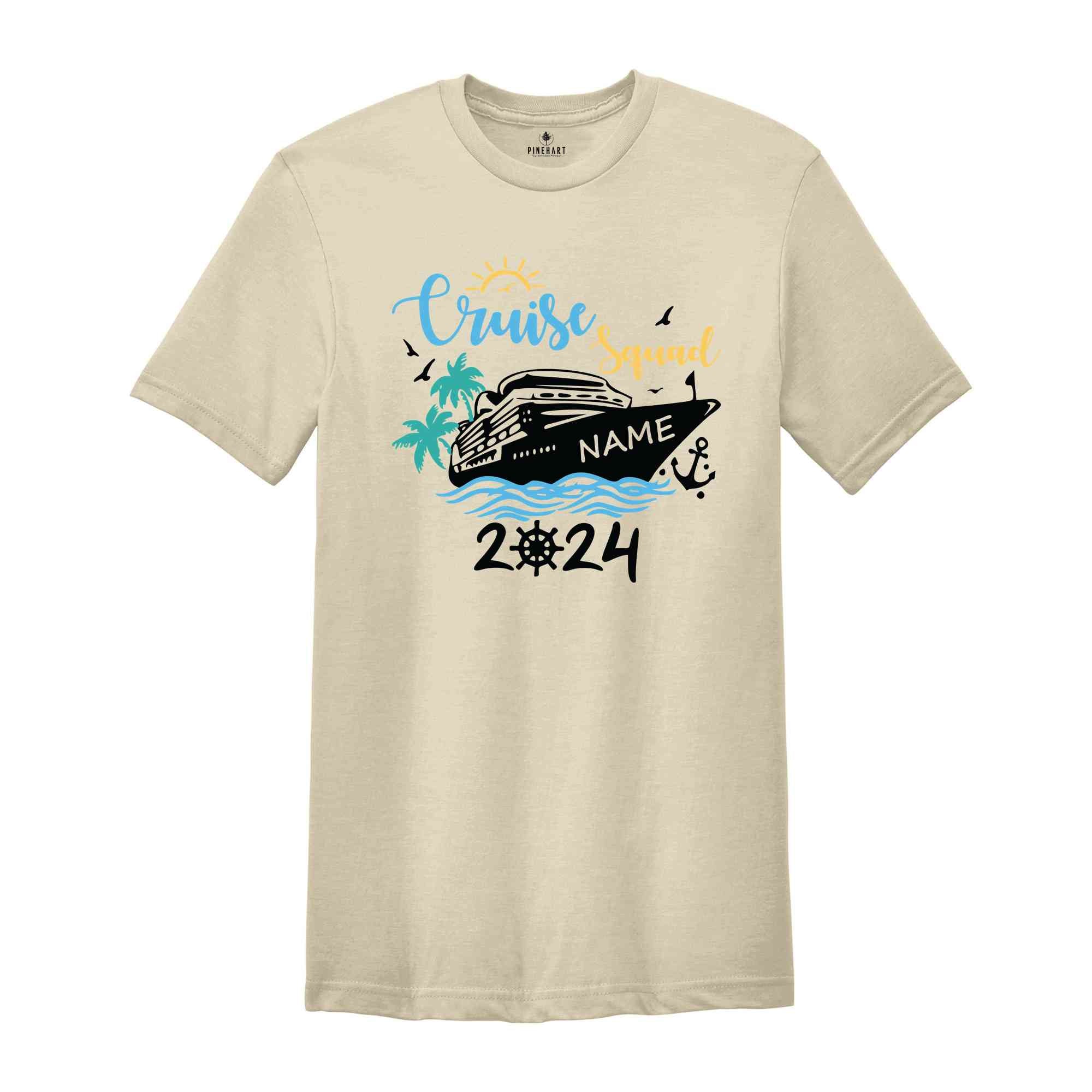 Custom Cruise Squad 2024 T-Shirt, Custom Cruise Squad Shirt, Custom Cruise Squad, Family Cruise Trip, Cruise Squad 2024