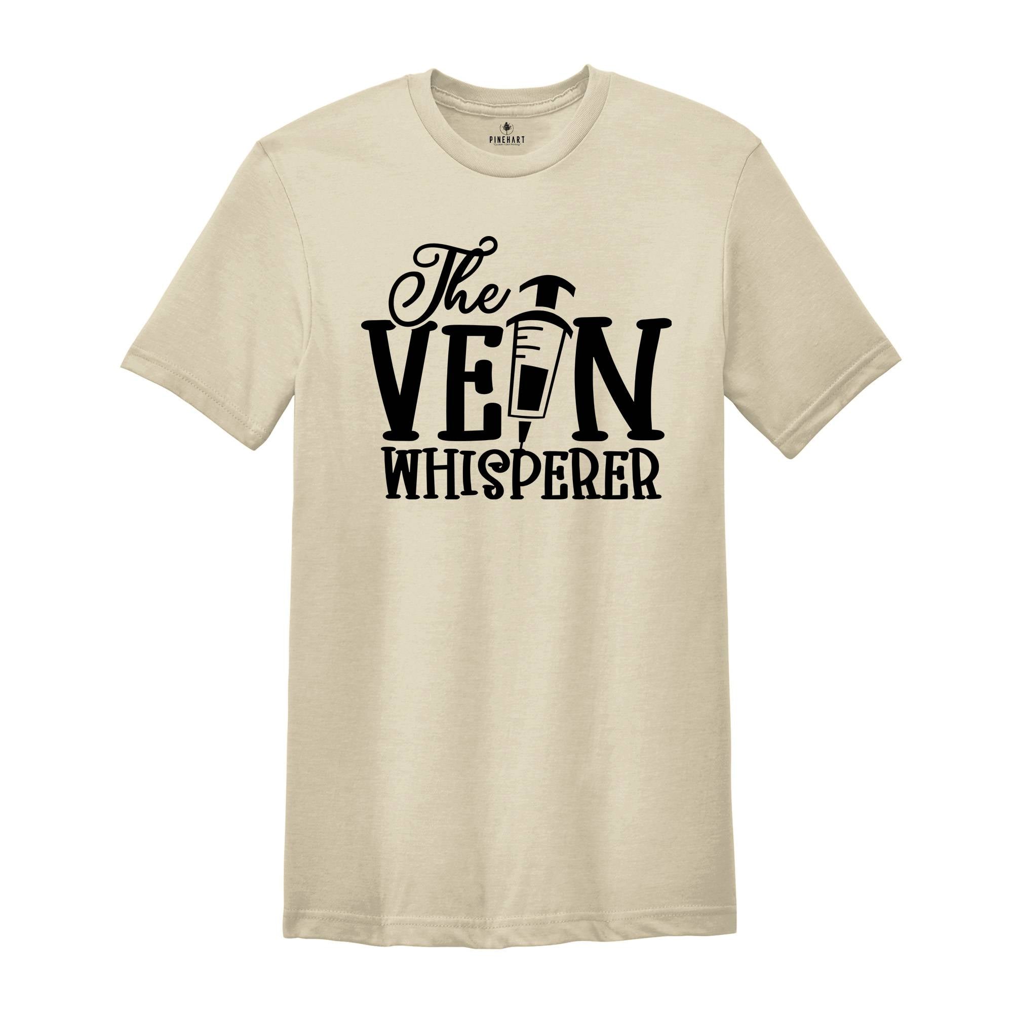 The Vein Whisperer Shirt, Phlebotomist T-Shirt, Medical Shirts, Cute Nurse Shirts, Phlebotomist Nurse Shirt, Gift for Nurse