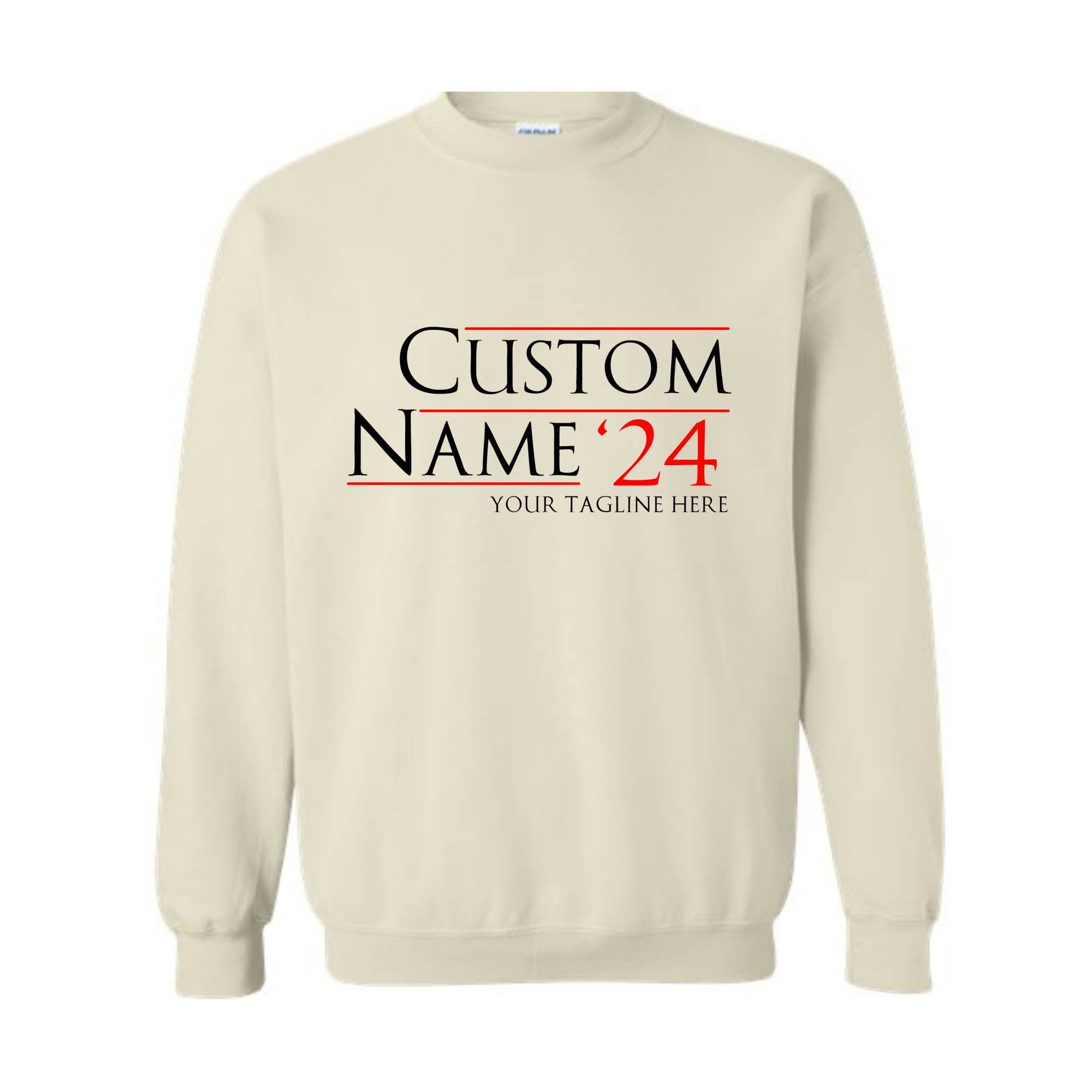 Custom 2024 Sweater, Personalized Election Hoodie, Campaign Sweatshirt, Bachelor Gift, Bridesmaid Sweater, Custom Election Sweater.