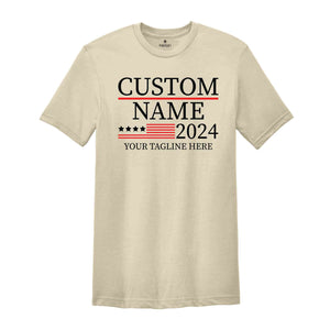 Custom Name Election Shirt, Customized Election Shirt, 2024 Election Shirt, Gift For Election, President Election Shirt