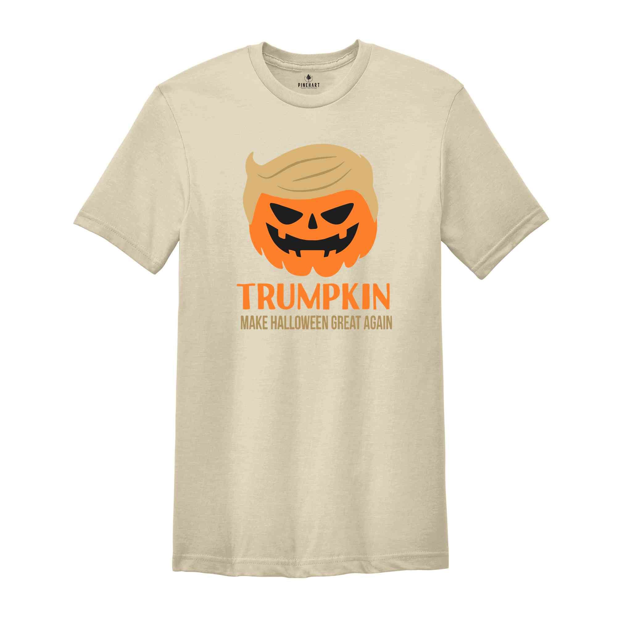 Halloween Trumpkin Shirt, Make Halloween Great Again, Republican Halloween Gift, Funny Halloween Shirt, Pumpkin Face Shirt