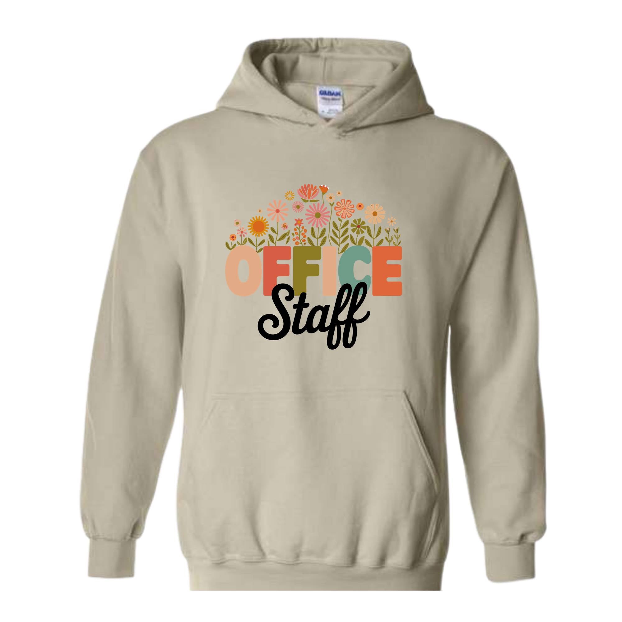 Office Staff Hoodie  , Wildflowers Office Staff Hoodie, Office Lady Hoodie, Secretary Hoodie, Receptionist Team Hoodie