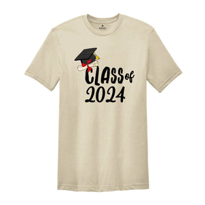 Class of 2024 T-shirt, Graduation 2024 Shirt, Grad Of 2024 Matching Gift, Back To School Shirt, High School Tee