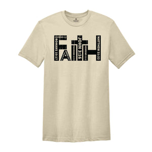 Faith Shirt, Christian Shirt, Bible Verses Shirt, Religious Shirt, Retro Faith Shirt, Christian Cross Shirt, Cross Shirt