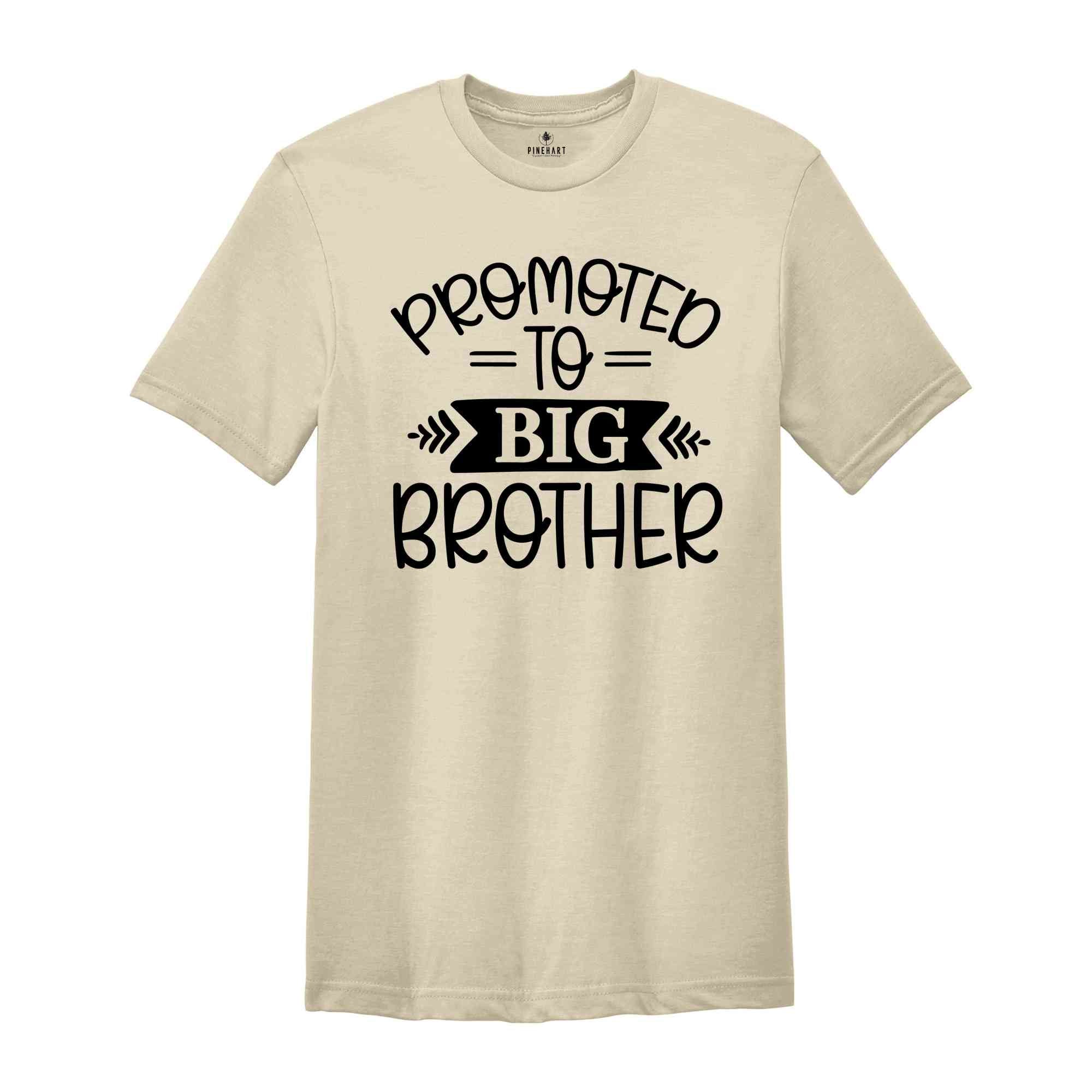 Promoted To Big Brother, Baby Announcement Shirt, Big Brother Shirt, New Brother Gift, Gift For Brother, Pregnancy Reveal, New Baby T Shirts