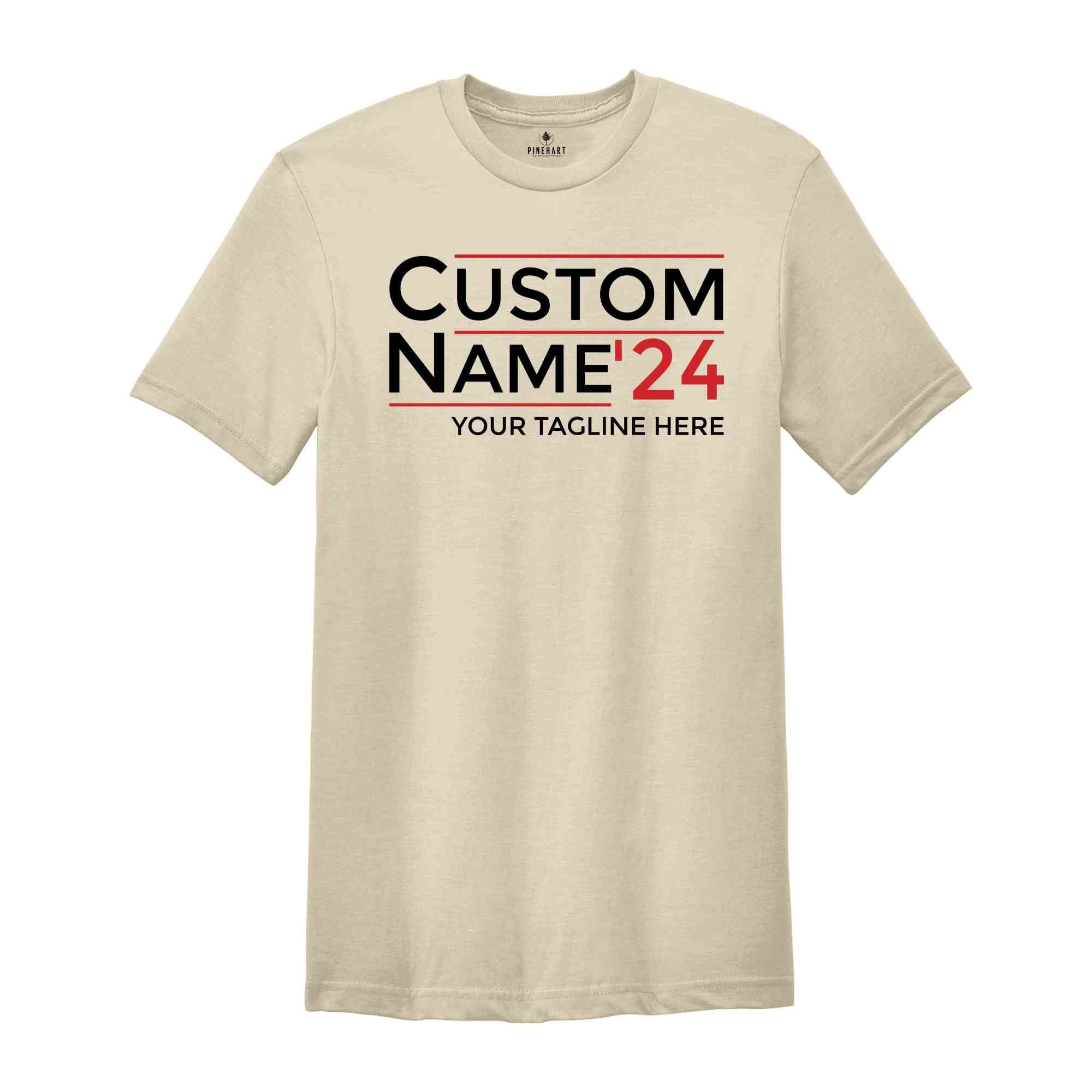 Custom Election Shirt, 2024 Election Shirt, Personalized Election Tee, 2024 Customizable Election T-Shirt, Presidents Shirt