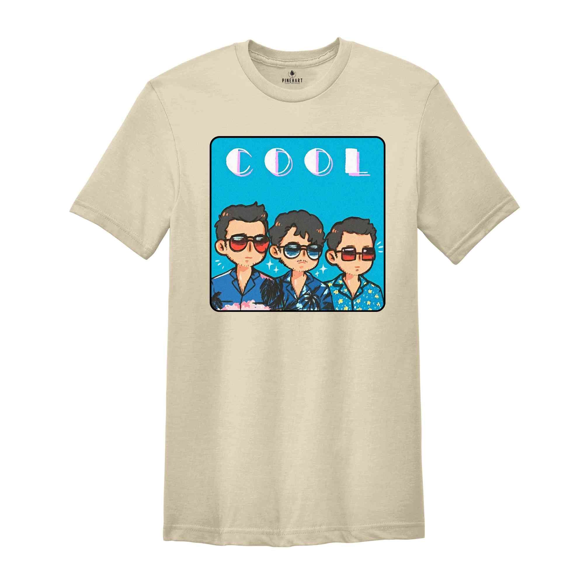 Cool Jonas Brothers Shirt, Cute Jonas Brothers Tee, Jonas Brothers Tour Shirt, Cool Dads Shirt