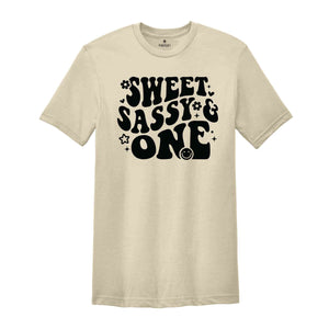 Sweet Sassy One Shirt, Birthday Girl Shirt, Cute Birthday Shirt, Tie Dye Shirt, Birthday Party Shirt Girl, Birthday Gift, Kids Tshirt