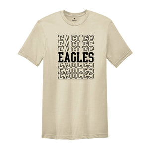 Team Mascot Shirt, Eagles Team Shirt, Eagles Football Shirt, Eagles Fan Shirt, Eagles School Shirt, Eagles School Spirit, Eagle Mascot Shirt