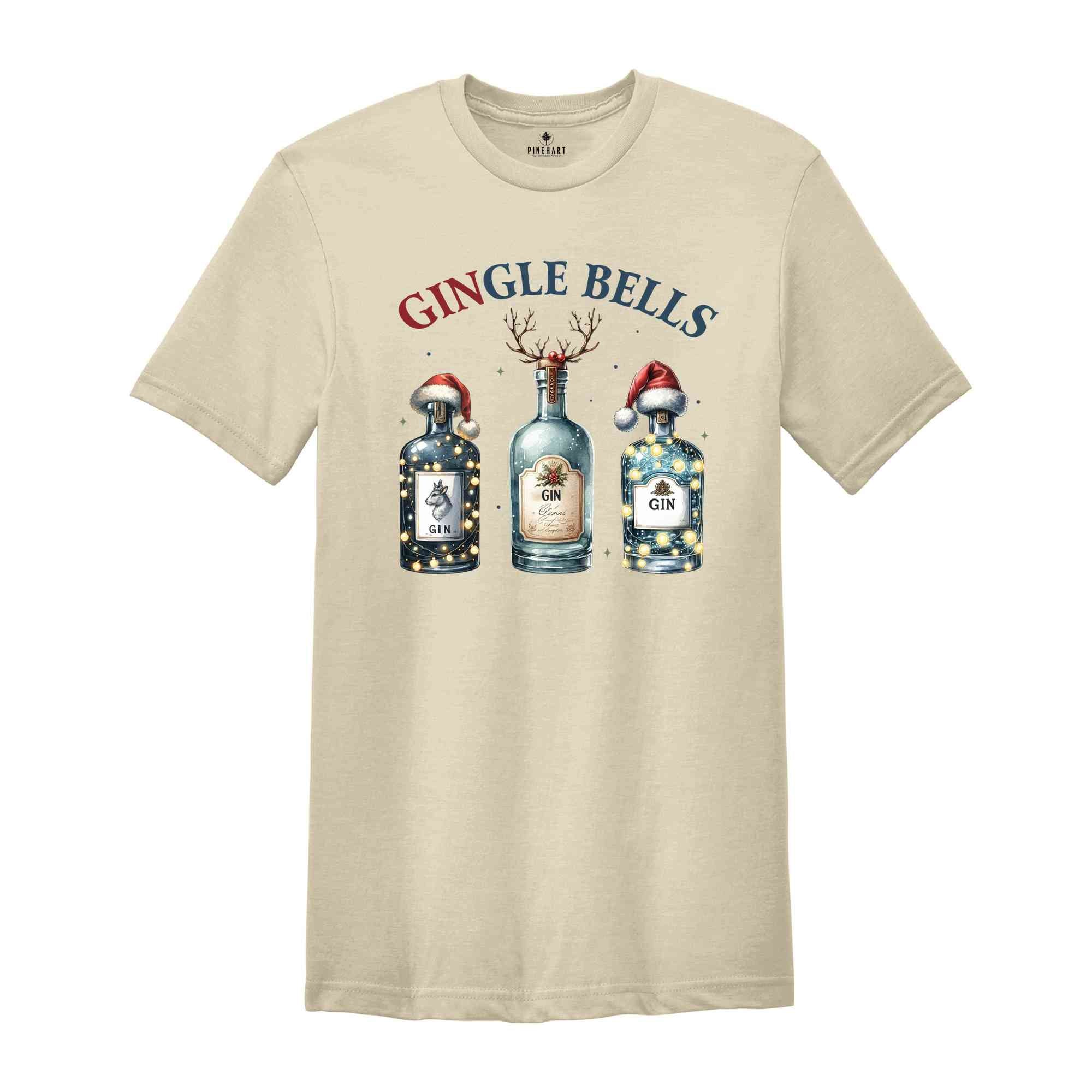 Gingle Bells Shirt, Christmas Drinking Shirt, Christmas Cheer Shirt, New Year Shirt, New Year Gift, Holiday Shirt, Christmas Santa Shirt