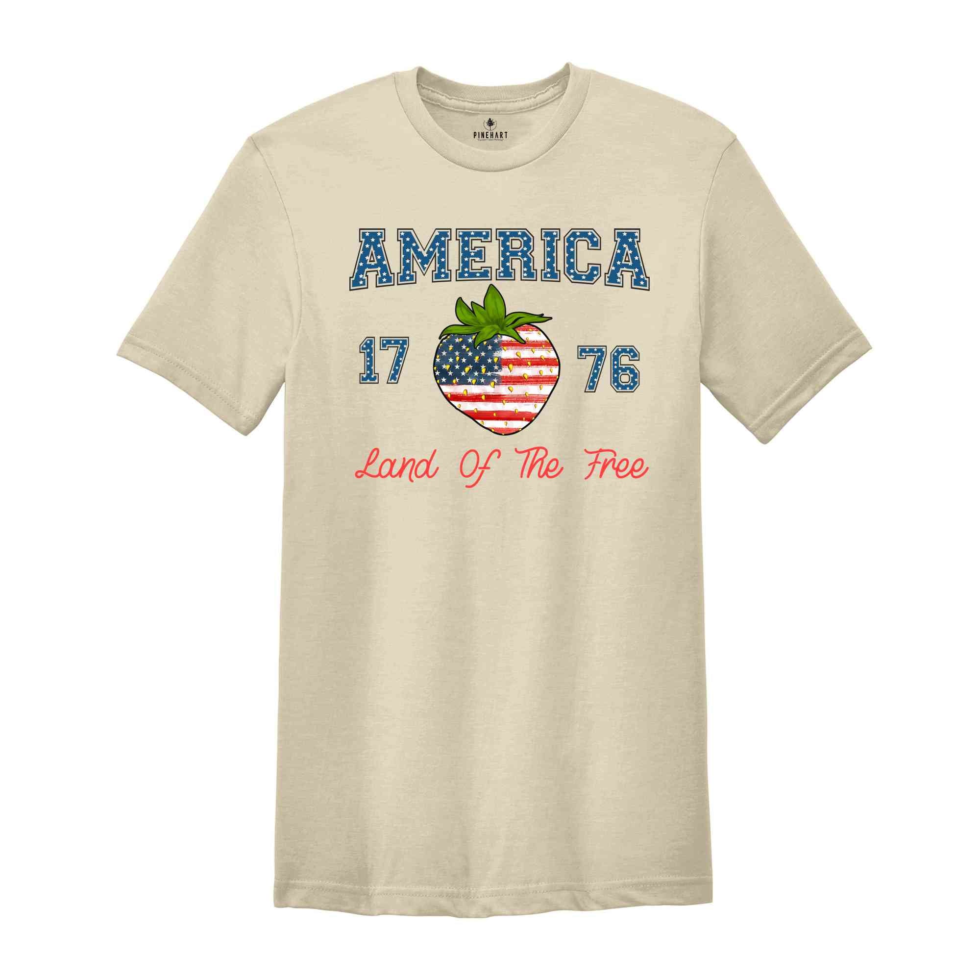 Land Of The Free Shirt, Usa Shirt, Memorial Day Shirt, Retro American Shirt, Independence Day, 4th Of July Tee, Retro Shirt, Patriotic Shirt