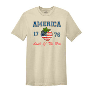 Land Of The Free Shirt, Usa Shirt, Memorial Day Shirt, Retro American Shirt, Independence Day, 4th Of July Tee, Retro Shirt, Patriotic Shirt