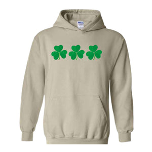 Shamrock St Patrick's Day Sweatshirt, St Patricks Hoodie, St Patrick's Day Gift, Shamrock Hoodie, Lucky Sweatshirt, Lucky Irish Hoodie