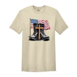 Memorial Day Shirt, American Flag Shirt, Independence Day Shirt, Patriotic Outfit, Christian Shirts, Soldier Shirt