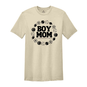 Boy Mom I’m Surrounded By Balls Shirt, Boy Mom Shirt, Boy Shirt, Mom Of Boys Shirt, New Mom Shirt, Funny Mom Shirt