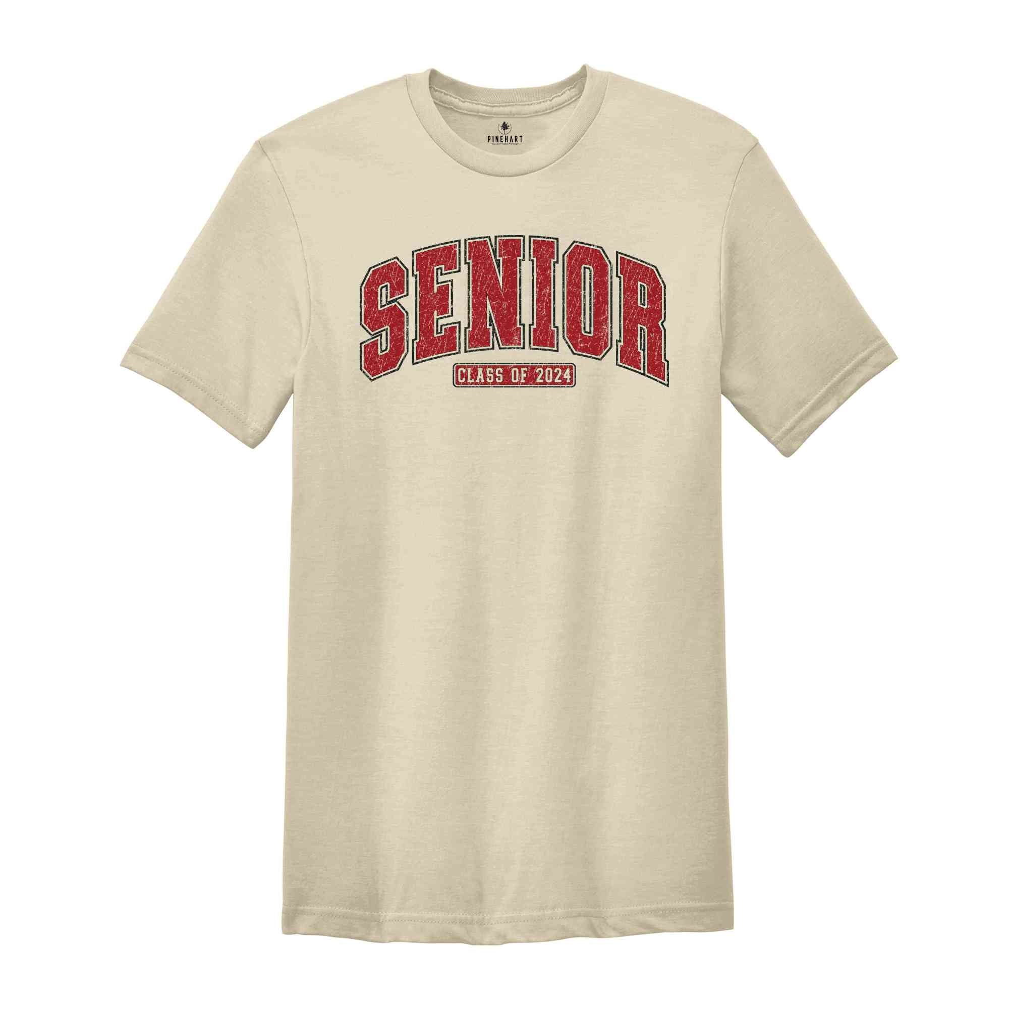 Class Of 2024 Shirt, Senior Shirt, Senior Class Of 2024, 2024 Graduation Shirt, School Shirt, Last Day Of School, College Apparel