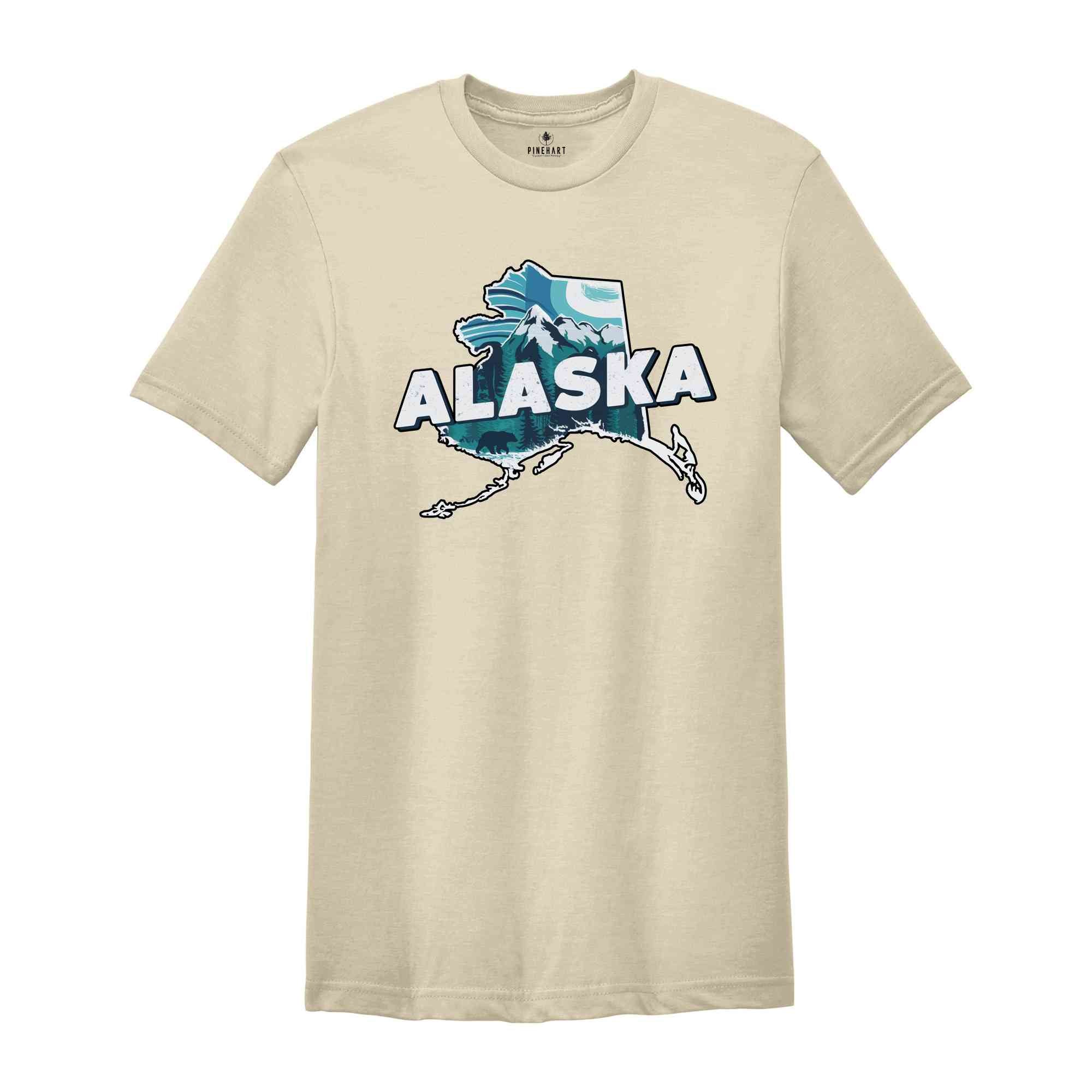 Retro State Of Alaska Shirt, State Of Alaska Shirt, State Shirt, Alaska Shirt, Alaska Lover Shirt, Family Trip Shirt, Travel Shirt