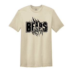 Team Mascot Shirt, Bears Team Mascot Shirt, Bears Team Spirit Shirt, Bears Fan Tee, Bears School Shirt, Bears School Spirit