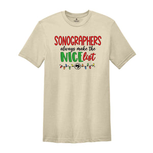 Sonographer Shirt, Christmas Sonographer, Xmas Gift, Sonographer Gift, Christmas Shirt, Xmas Shirt, Holiday Shirt, New Year Shirt